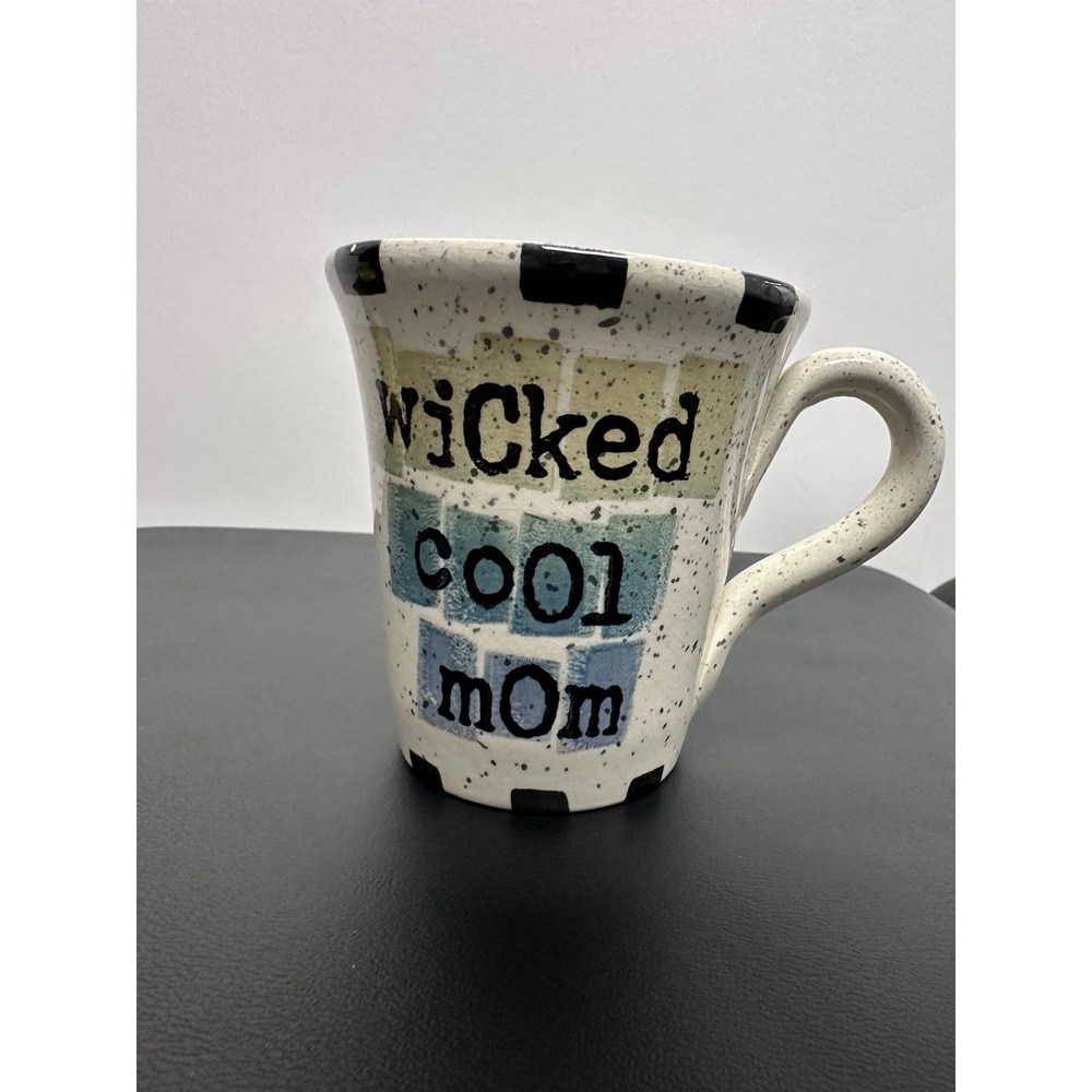 Wicked Cool Mom Coffee Ceramic Mug-‎ Musesare Pottery Cup
